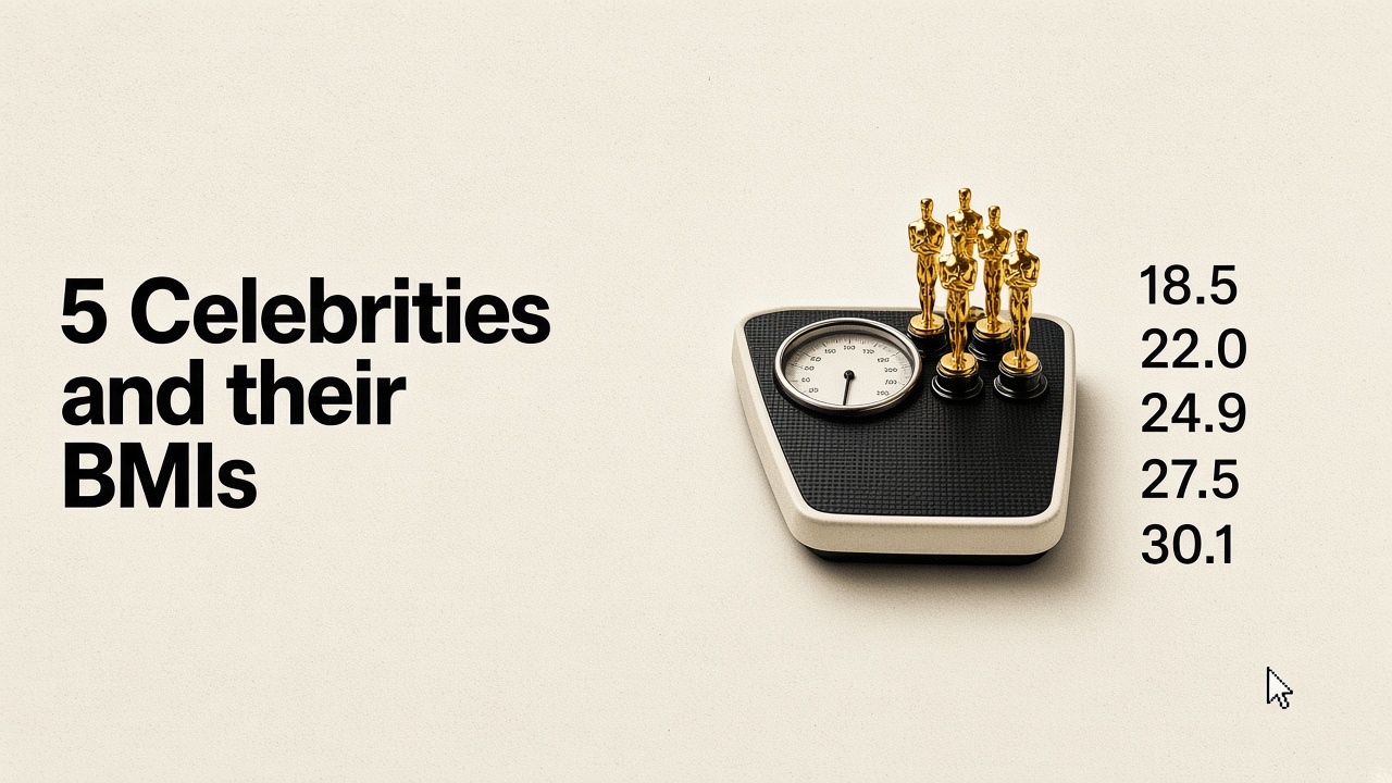 5 Celebrities and their BMIs