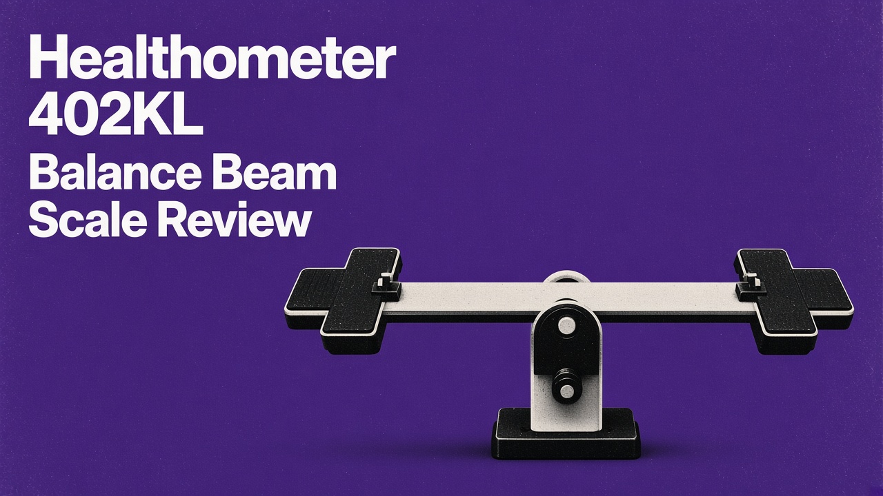 Healthometer 402KL Beam Scale Review | My Body Fat Analyzer